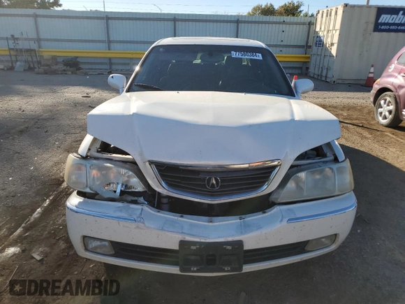 2002 Acura RL with VIN JH4KA96542C003755, listed as a Copart auction lot 77580384 with 153,548 mi miles and Salvage Title. Bid and sale history available at carsss.com. Image 5.