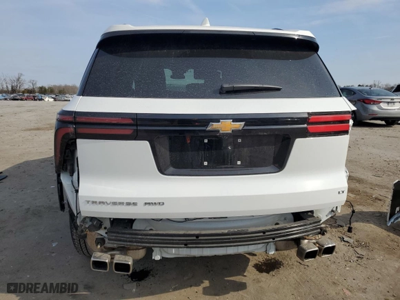 2024 Chevrolet Traverse AWD LT with VIN 1GNEVGKS1RJ173894, listed as a Copart auction lot 47696565 with 17,525 mi miles and Clean Title. Bid and sale history available at carsss.com. Image 6.