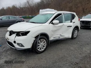 2016 Nissan Rogue SV with VIN JN8AT2MV6GW151014, listed as a Copart auction lot 51981555 with 75,968 mi miles and Salvage Title. Bid and sale history available at DreamBid. Image 1.
