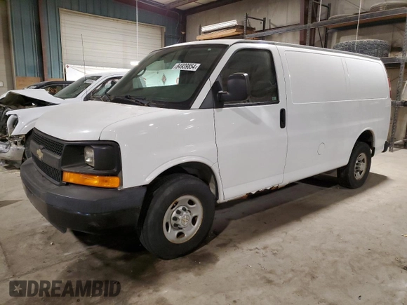 2008 Chevrolet Express Cargo Van with VIN 1GCGG25C781187641, listed as a Copart auction lot 84939854 with 171,478 mi miles and Clean Title. Bid and sale history available at carsss.com. Image 1.