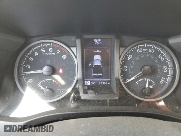 2020 Toyota Tacoma SR5 z VIN 3TMCZ5AN6LM291471, wystawiony jako Copart lot #54352215 z przebiegiem 97 368 mil mil oraz Szkoda całkowita • Salvage title. Historia ofert i sprzedaży dostępna na DreamBid. Obrazek 9.