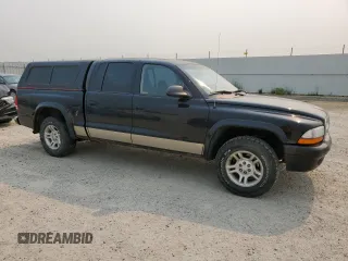 2003 Dodge Dakota Sport with VIN 1D7HL38N33S320813, listed as a Copart auction lot 63994944 with 269,006 mi miles and Salvage Title. Bid and sale history available at carsss.com. Image 4.