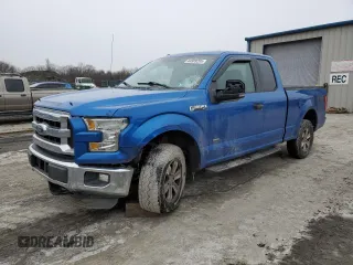 2015 Ford F-150 XLT with VIN 1FTEX1EP0FFB04300, listed as a Copart auction lot 44989295 with 89,650 mi miles and Salvage Title. Bid and sale history available at carsss.com. Image 1.