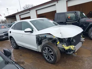 2023 Audi Q5 Sportback S line Premium Plus with VIN WA15AAFY7P2119257, listed as a IAAI auction lot 41413204 with 12,671 mi miles and . Bid and sale history available at DreamBid. Image 14.
