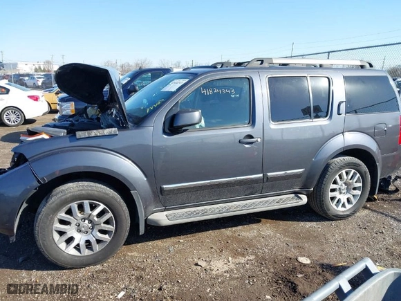 2012 Nissan Pathfinder SV with VIN 5N1AR1NB1CC614225, listed as a IAAI auction lot 41824343 with 1 mi miles. Bid and sale history available at carsss.com. Image 15.