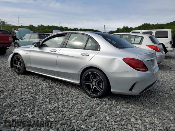 2016 Mercedes-Benz C 450 AMG with VIN 55SWF6EB0GU128609, listed as a Copart auction lot 58571635 with Not provided miles and Salvage title. Bid and sale history available at DreamBid. Image 2.