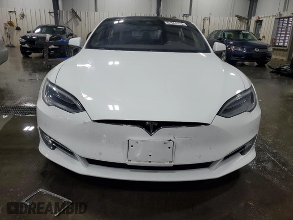 2016 Tesla Model S 90D with VIN 5YJSA1E22GF150015, listed as a Copart auction lot 61559375 with 75,609 mi miles and Salvage title. Bid and sale history available at DreamBid. Image 5.