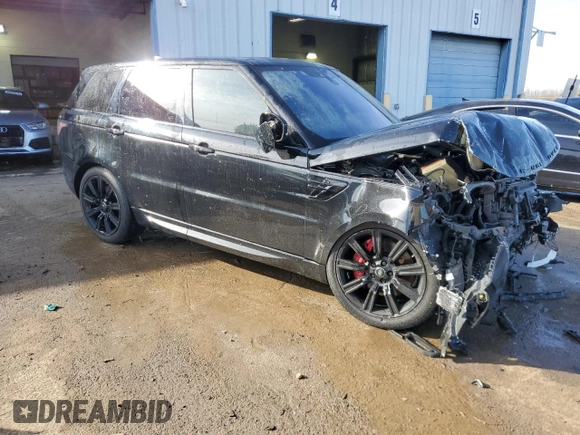 2018 Land Rover Range Rover Sport HSE Dynamic with VIN SALWV2SV9JA812238, listed as a Copart auction lot 44374695 with 53,014 mi miles and Salvage Title. Bid and sale history available at carsss.com. Image 4.