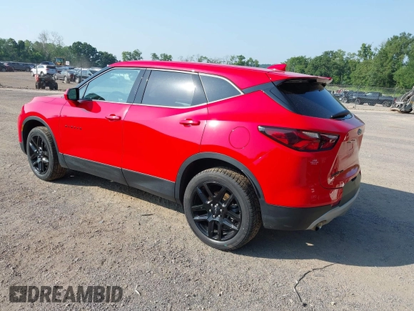 2022 Chevrolet Blazer LT with VIN 3GNKBHR48NS123334, listed as a IAAI auction lot 42666158 with 57,732 mi miles and . Bid and sale history available at DreamBid. Image 3.