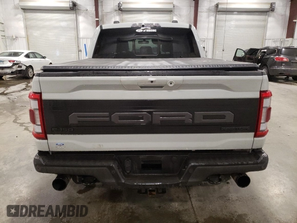 2023 Ford F-150 Raptor with VIN 1FTFW1RG2PFA95389, listed as a Copart auction lot 86298174 with 41,898 mi miles and Salvage Title. Bid and sale history available at DreamBid. Image 6.