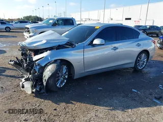2020 Infiniti Q50 with VIN JN1EV7AR1LM255608, listed as a IAAI auction lot 40996273 with 89,540 mi miles and . Bid and sale history available at DreamBid. Image 2.