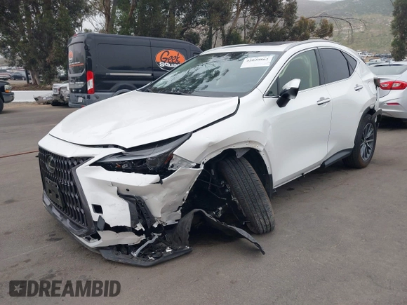2024 Lexus NX 250 Premium with VIN JTJGDCAZ2R5022080, listed as a IAAI auction lot 42020862 with 9,922 mi miles and . Bid and sale history available at DreamBid. Image 2.