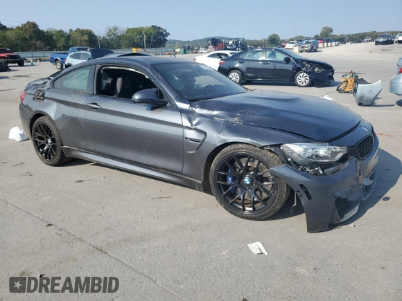 2017 BMW M4 with VIN WBS3R9C38HA014126, listed as a Copart auction lot 70905204 with Not Provided miles and Salvage Title. Bid and sale history available at carsss.com. Image 4.