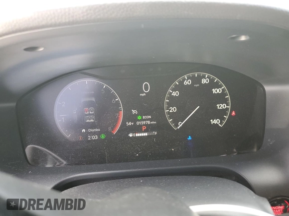 2024 Honda HR-V Sport with VIN 3CZRZ2H54RM749056, listed as a Copart auction lot 42791745 with 15,978 mi miles and Salvage title. Bid and sale history available at DreamBid. Image 9.