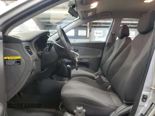 2009 Kia Rio LX with VIN KNADE243396494204, listed as a Copart auction lot 51351255 with 146,724 mi miles and Clean Title. Bid and sale history available at carsss.com. Image 7.