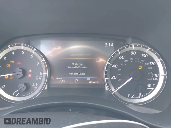 2023 Toyota Highlander L with VIN 5TDKDRAH7PS020856, listed as a IAAI auction lot 42137832 with 55,502 mi miles and . Bid and sale history available at DreamBid. Image 7.