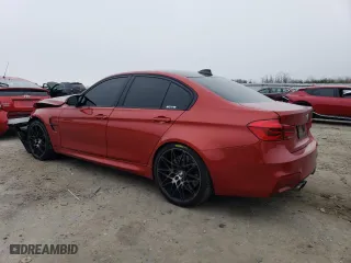 2017 BMW M3 with VIN WBS8M9C54H5G83463, listed as a Copart auction lot 44850405 with 44,512 mi miles and Salvage Title. Bid and sale history available at carsss.com. Image 2.