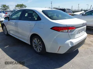 2024 Toyota Corolla LE with VIN JTDB4MEEXR3024245, listed as a IAAI auction lot 42353374 with 25,813 mi miles and . Bid and sale history available at DreamBid. Image 3.