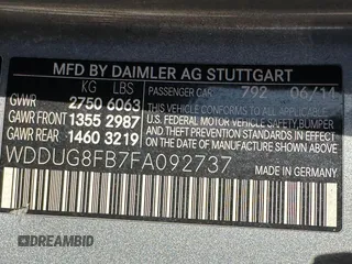2015 Mercedes-Benz S 550 with VIN WDDUG8FB7FA092737, listed as a Copart auction lot 62470785 with 113,681 mi miles and Clean title. Bid and sale history available at DreamBid. Image 10.