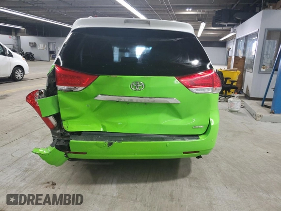 2011 Toyota Sienna XLE AAS with VIN 5TDYK3DC9BS020976, listed as a Copart auction lot 46280905 with 258,265 mi miles and Salvage Title. Bid and sale history available at DreamBid. Image 6.