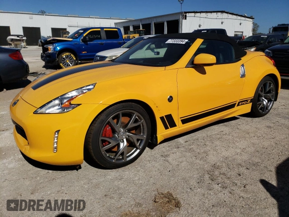 2017 Nissan 370Z Touring with VIN JN1AZ4FH9HM940044, listed as a Copart auction lot 77333394 with 0 mi miles and Salvage Title. Bid and sale history available at carsss.com. Image 1.