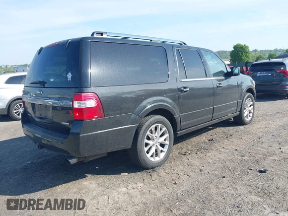 2015 Ford Expedition Max Limited with VIN 1FMJK2AT1FEF45991, listed as a IAAI auction lot 42240606 with 146,314 mi miles and . Bid and sale history available at DreamBid. Image 4.