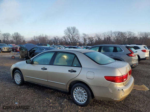 2005 Honda Accord Sdn DX with VIN 1HGCM56185A180409, listed as a Copart auction lot 83900374 with 124,671 mi miles and Salvage Title. Bid and sale history available at carsss.com. Image 2.
