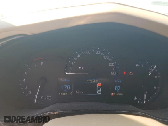 2014 Cadillac CTS Luxury RWD with VIN 1G6AR5S31E0124965, listed as a Copart auction lot 57506875 with 78,668 mi miles and Salvage title. Bid and sale history available at DreamBid. Image 9.
