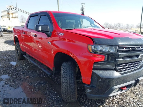 2021 Chevrolet Silverado 1500 LT Trail Boss with VIN 1GCPYFEDXMZ160460, listed as a IAAI auction lot 41693612 with 89,913 mi miles and . Bid and sale history available at DreamBid. Image 1.