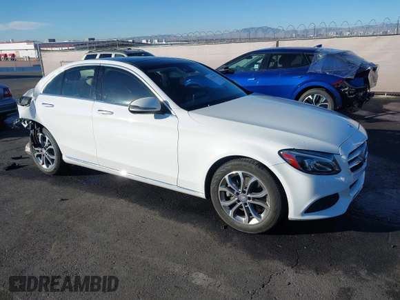 2016 Mercedes-Benz C 300 Luxury with VIN 55SWF4KB3GU117919, listed as a IAAI auction lot 41330346 with 92,810 mi miles and . Bid and sale history available at carsss.com. Image 1.