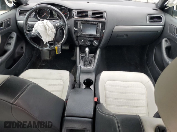 2017 Volkswagen Jetta Sport with VIN 3VWD17AJ9HM405584, listed as a Copart auction lot 57512375 with 128,484 mi miles and Salvage title. Bid and sale history available at DreamBid. Image 8.