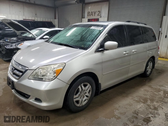 2006 Honda Odyssey EX-L with VIN 5FNRL38796B423266, listed as a Copart auction lot 51089645 with 172,799 mi miles and Salvage Title. Bid and sale history available at carsss.com. Image 1.