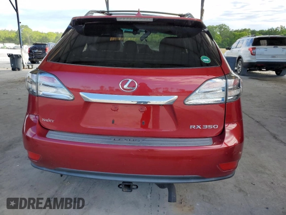 2011 Lexus RX 350 with VIN 2T2ZK1BA3BC053650, listed as a Copart auction lot 57654945 with Not provided miles and Non repairable. Bid and sale history available at DreamBid. Image 6.