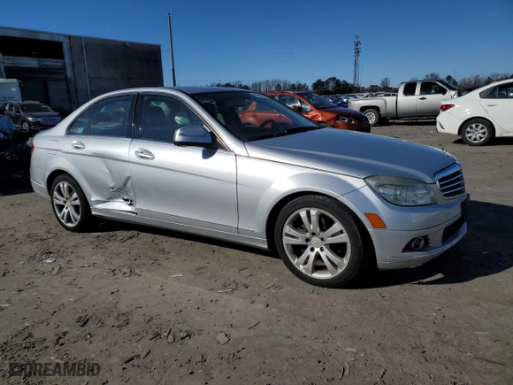 2008 Mercedes-Benz C-Class 3.0L Sport with VIN WDDGF54X58F042891, listed as a Copart auction lot 45402015 with 159,273 mi miles and Salvage Title. Bid and sale history available at carsss.com. Image 4.