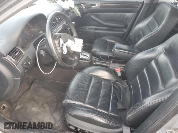 2001 Audi A6 with VIN WAUED54B11N150848, listed as a Copart auction lot 86072804 with 0 mi miles and Salvage Title. Bid and sale history available at carsss.com. Image 7.