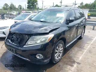 2016 Nissan Pathfinder SL with VIN 5N1AR2MM5GC642088, listed as a IAAI auction lot 42581116 with 127,954 mi miles and . Bid and sale history available at DreamBid. Image 2.