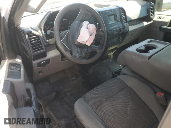 2016 Ford F-150 XL with VIN 1FTMF1C87GKE17279, listed as a Copart auction lot 56022125 with 144,209 mi miles and Salvage title. Bid and sale history available at DreamBid. Image 8.