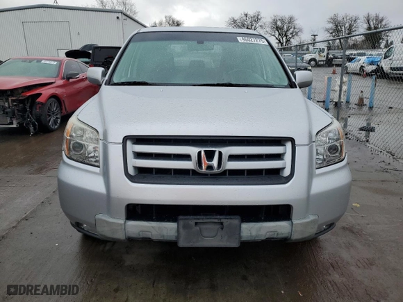 2006 Honda Pilot EX-L with RES with VIN 5FNYF28636B026253, listed as a Copart auction lot 46027275 with 357,422 mi miles and Salvage Title. Bid and sale history available at carsss.com. Image 5.