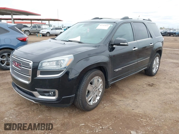 2016 GMC Acadia Denali with VIN 1GKKRTKD0GJ217329, listed as a IAAI auction lot 41762055 with 64,447 mi miles. Bid and sale history available at carsss.com. Image 2.