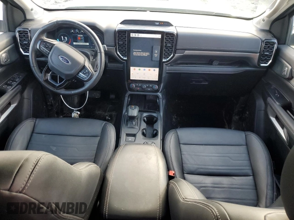 2024 Ford Ranger Lariat with VIN 1FTER4KH0RLE20102, listed as a Copart auction lot 85329524 with 7,752 mi miles and Salvage title. Bid and sale history available at DreamBid. Image 8.