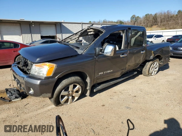 2011 Nissan Titan SL with VIN 1N6AA0EC8BN321713, listed as a Copart auction lot 41663045 with 141,328 mi miles and Salvage Title. Bid and sale history available at carsss.com. Image 1.