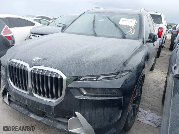 2023 BMW X7 xDrive40i with VIN 5UX23EM04P9P95680, listed as a IAAI auction lot 40538534 with 1 mi miles. Bid and sale history available at carsss.com. Image 17.