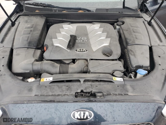 2015 Kia K900 Luxury with VIN KNALW4D41F6022186, listed as a Copart auction lot 83780744 with 48,660 mi miles and Salvage Title. Bid and sale history available at carsss.com. Image 13.