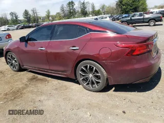 2017 Nissan Maxima SV with VIN 1N4AA6AP1HC456587, listed as a Copart auction lot 53785315 with 193,538 mi miles and Salvage Title. Bid and sale history available at carsss.com. Image 2.