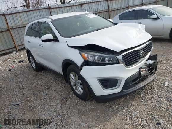 2018 Kia Sorento LX with VIN 5XYPGDA3XJG424355, listed as a IAAI auction lot 41832873 with 114,254 mi miles. Bid and sale history available at carsss.com. Image 1.