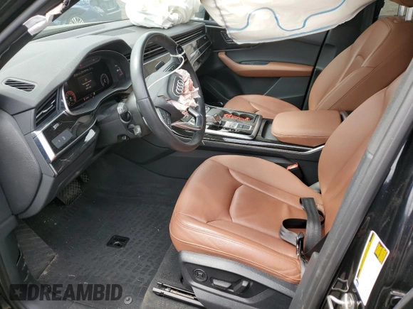 2021 Audi Q7 Premium Plus with VIN WA1LXAF76MD038019, listed as a Copart auction lot 57455365 with 30,848 mi miles and Salvage title. Bid and sale history available at DreamBid. Image 7.
