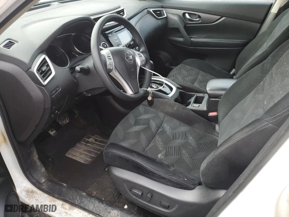 2016 Nissan Rogue SV with VIN 5N1AT2MV0GC850258, listed as a Copart auction lot 47090715 with 165,467 mi miles and Salvage Title. Bid and sale history available at carsss.com. Image 7.