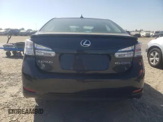 2010 Lexus HS with VIN JTHBB1BA6A2020028, listed as a Copart auction lot 72962654 with 79,073 mi miles and Salvage Title. Bid and sale history available at carsss.com. Image 6.