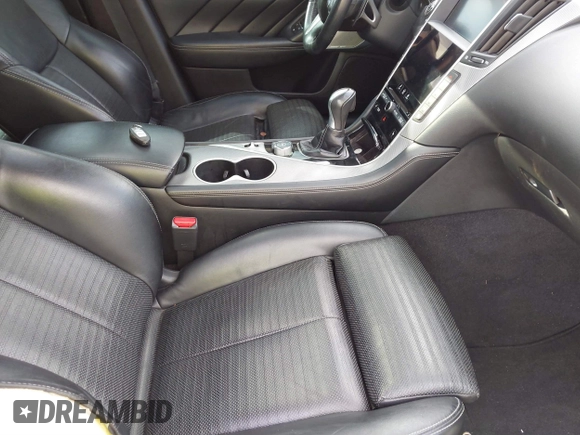 2017 Infiniti Q50 3.0t Premium with VIN JN1EV7AR4HM831716, listed as a IAAI auction lot 40413889 with 56,402 mi miles. Bid and sale history available at carsss.com. Image 5.