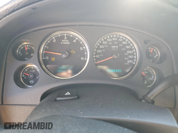 2008 Chevrolet Tahoe 1LT with VIN 1GNFC13J38R122636, listed as a Copart auction lot 86992094 with 236,601 mi miles and Salvage title. Bid and sale history available at DreamBid. Image 9.